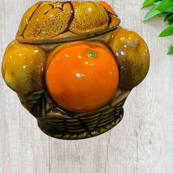 Vintage Inarco Japan Orange Spice Canister 5” - Picture 4 of 11